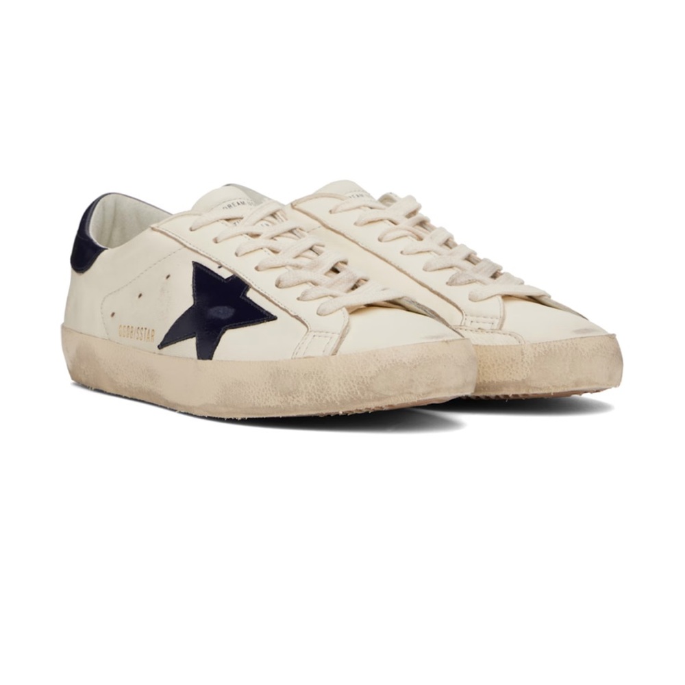Golden Goose Superstar white/black/navy size 8/38